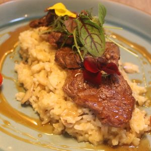 Arroz Kremoso con Lomo
