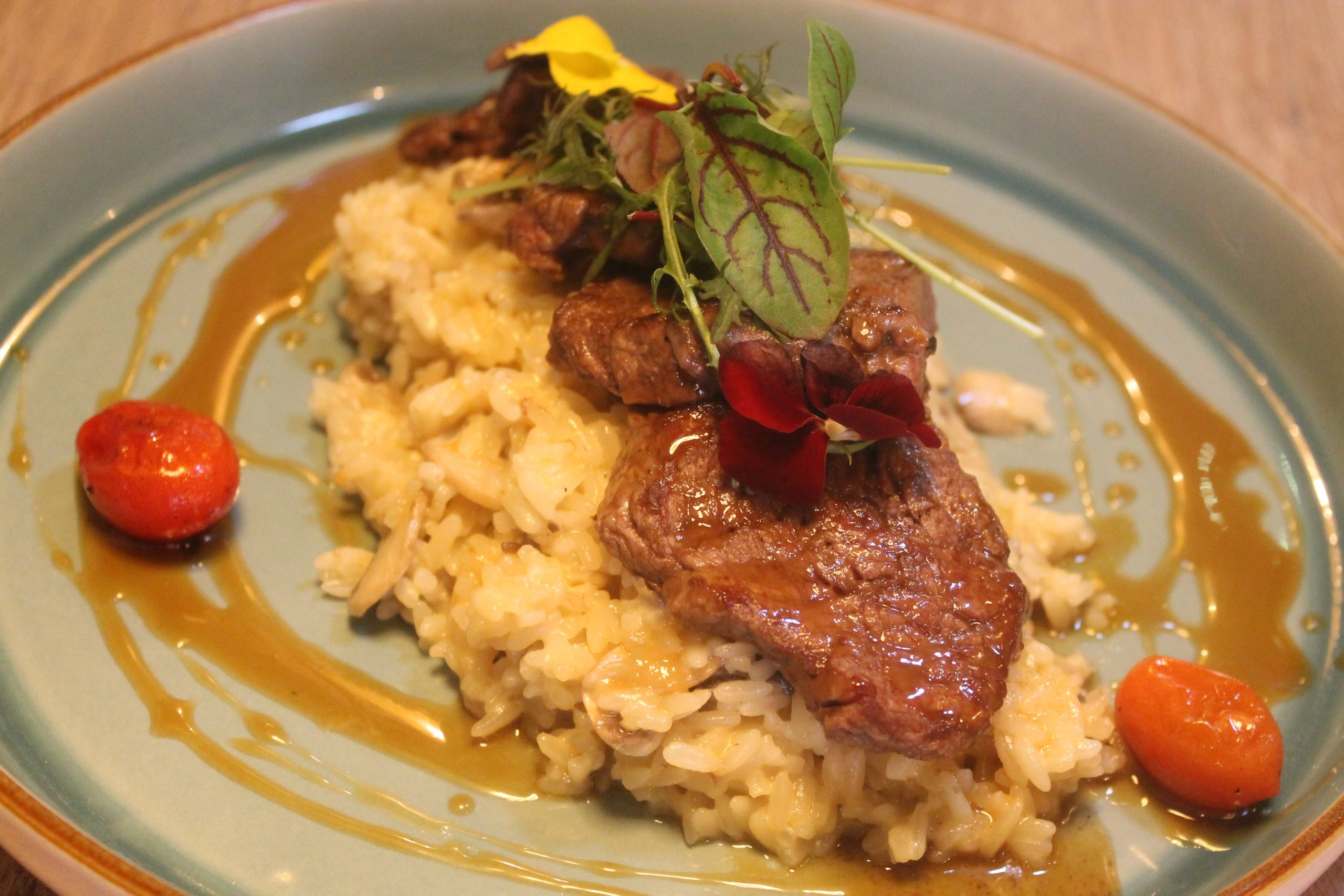 Arroz Kremoso con Lomo