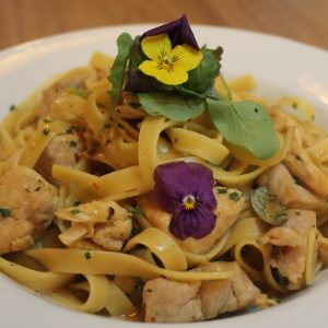 Fetuccini de Karnes al Maple