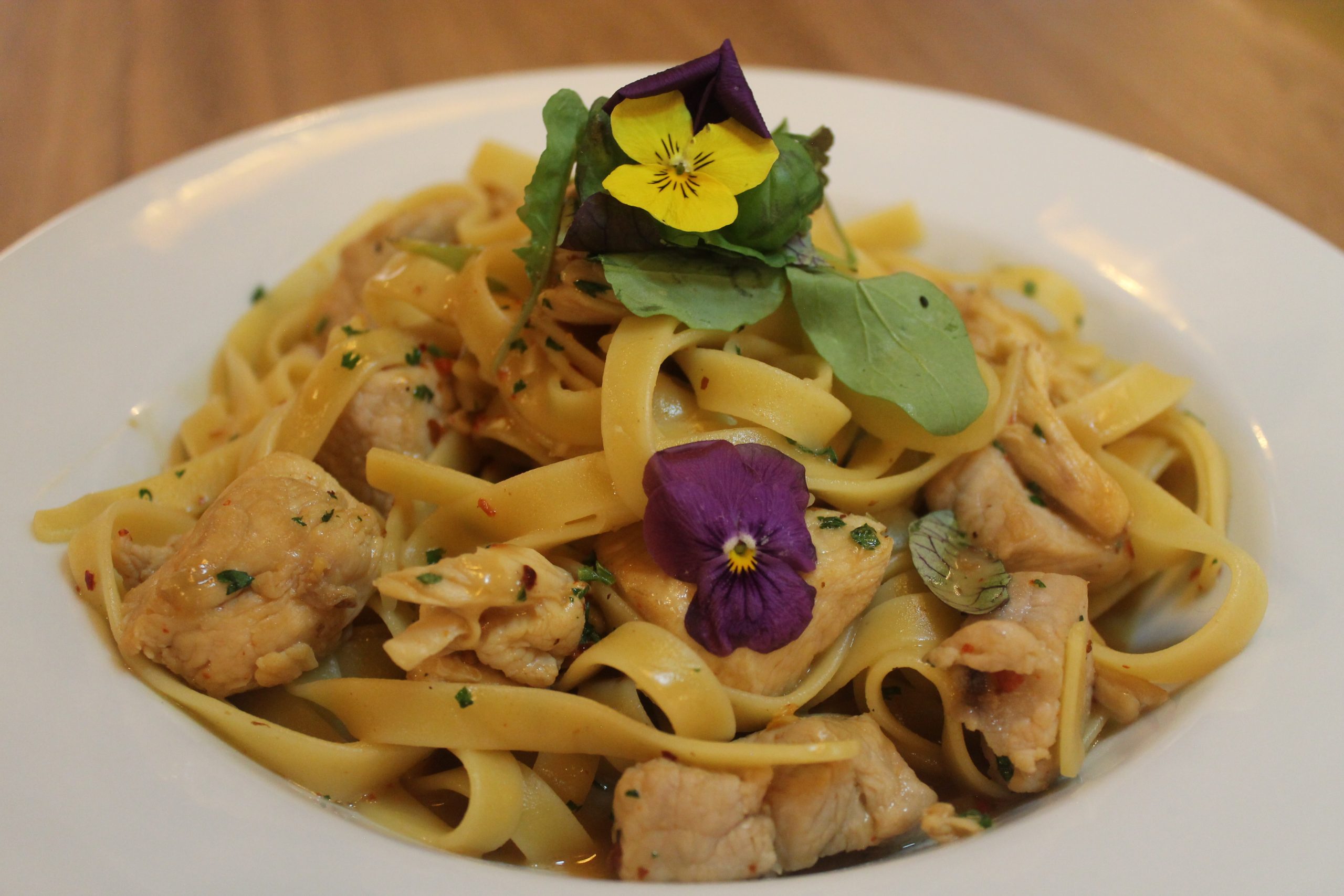 Fetuccini de Karnes al Maple
