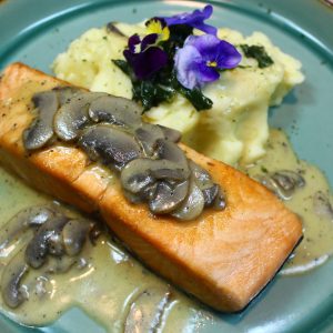 Salmón a la Florentina
