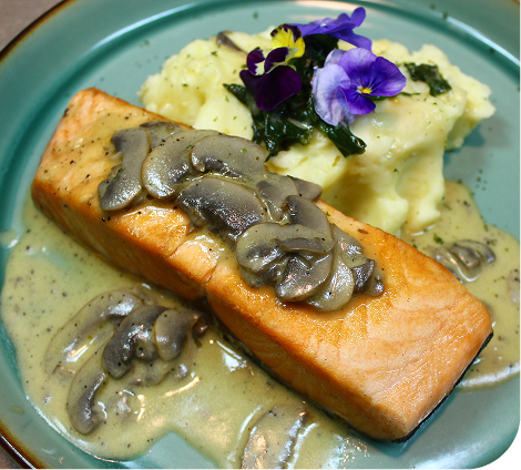 Salmón a la Florentina